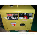 Air cooled single cylinder 4stroke engine power electric small 6KW portable Silent diesel generator